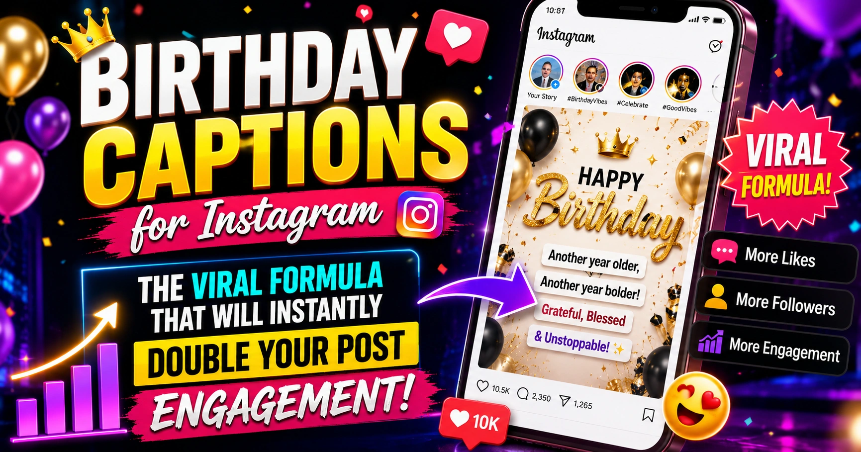 birthday captions for instagram​