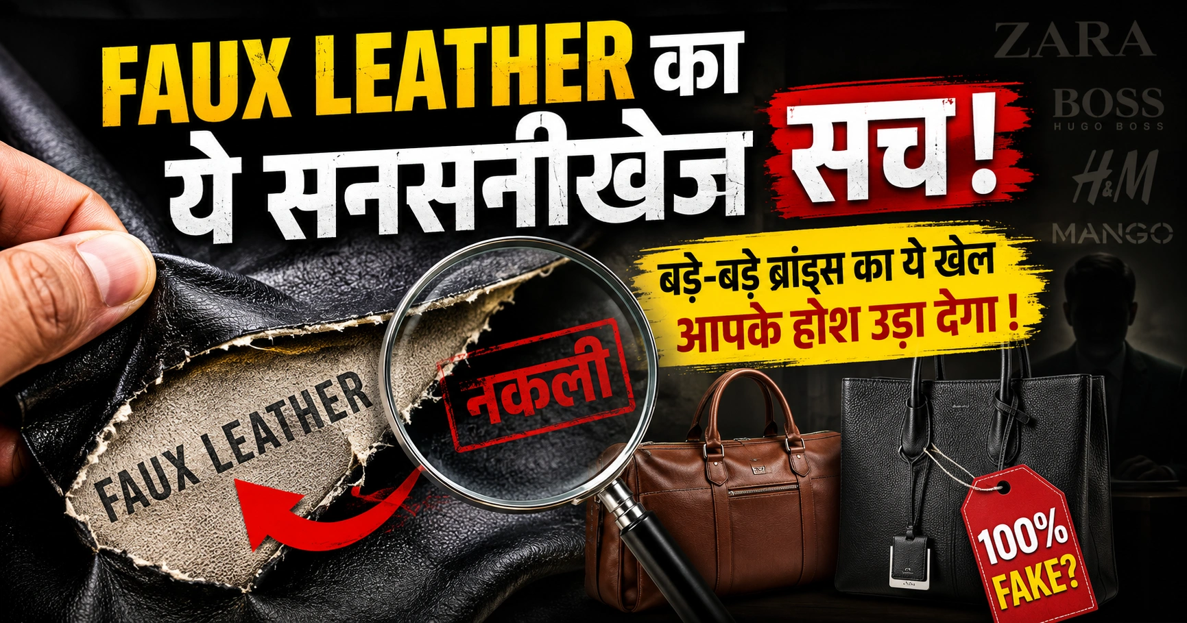 faux leather