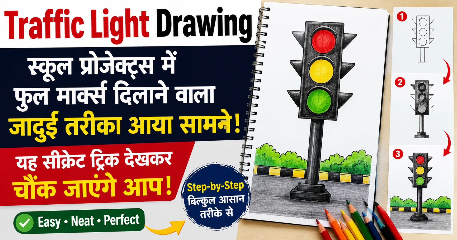traffic light drawing